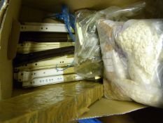 Box of Drawer & Wardrobe Runner, Screw Caches, etc