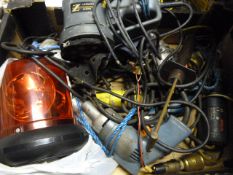 Box of Drills, Bosch Polisher, Flashing, Lights, e