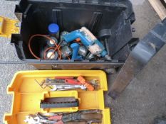 Tool Trolley and a Small Quantity of Tools