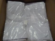 *60 White Poly Cotton Chair Covers