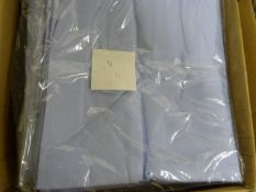 *75 Light Blue Polycotton Chair Covers