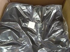 *60 Black Polycotton Chair Covers