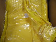 *60 Yellow Polycotton Chair Covers