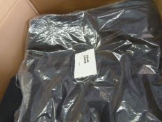 *50 Black Polycotton Chair Covers