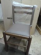 *Sixteen Wood Framed Upholstered Chairs