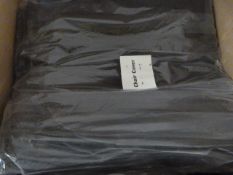 *50 Black Damask Chair Covers