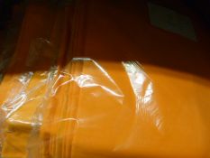*148 Orange Polycotton Table Runners