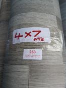 Roll of Wood Effect Lino 4x7m