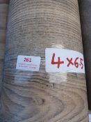Roll of Wood Effect Lino 4x6.5m