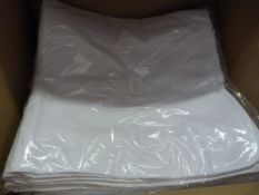 *60 White Polycotton Chair Covers