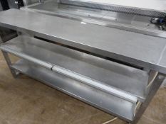 Stainless Steel Heated Shelf 135x30x69cm
