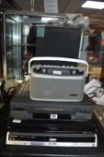 Robert Radio, Wharfedale Speaker, Panasonic DVD Pl