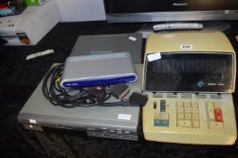 Vintage CBM Electronic Calculator, Orbitron DVD Pl