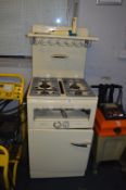 Vintage 1950's New World Cream Enamel Gas Oven
