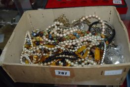 Tray Lot Costume Jewellery