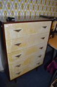Distressed Retro Five Drawer Chest