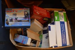 Box of Security Surveillance Equipment and Cameras