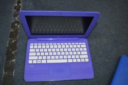 HP Laptop (Purple, No Cables)