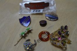 Enamelled Badges Including British Railways and As