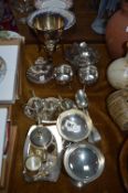 Plated Ware, Cruet Sets, etc.