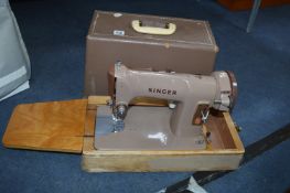 Cased Vintage Singer Sewing Machine