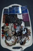 Tray Lot of Costume Jewellery