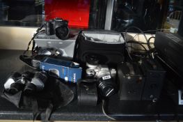 Camera Equipment Including Lumix, Canon and Minolt