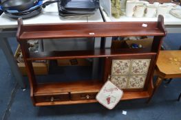 Wall Mounted Plate Rack with Tiled Door, etc.