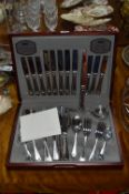 Viners Cutlery Canteen and a Silver Read Electroni