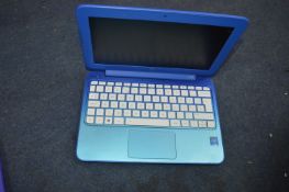 HP Laptop (Blue, No Cables)
