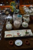 Pottery Jugs and Vases, etc.