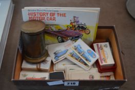 Small Box of Collectibles, Brooke Bond Tea Cards,
