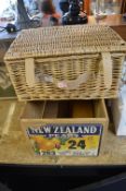 Picnic Basket & Pear Crate