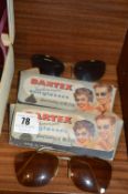 Two Pairs of Boxed Vintage Sunglasses