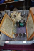 Collectibles Including Oil Lamps, Maps, etc.