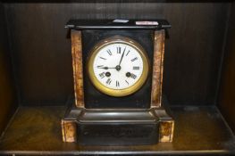 Marble & Slate Mantel Clock