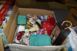 Box of Decorative Household Items, Ornaments, etc.