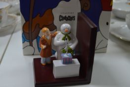 Coalport Snowman Character Figure