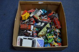 Playworn Diecast Metal Cars; Dinky, Diecast, etc.