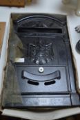 Black Cast Metal Post Box