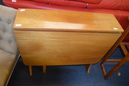 Light Oak Drop Leaf Dining Table