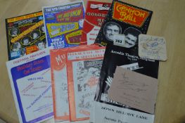 Assorted Vintage Theater Programmes