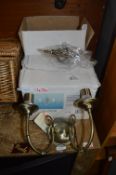 Two Boxed Sets of Wall Lights