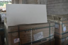 *40 Boxes of Vitra Beyaz 30x60cm Matt White Tiles