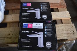*Two Cromo Sink Taps