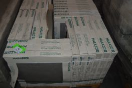 *33 Packs of Five 45x45cm 9mm Grey Porcelain Floor Tiles