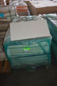 *40 Packs of 30x60cm White Ceramic Tiles