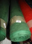 *37m of Green Faux Suede Cloth