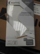 *Ten Konig iPhone 6+ White Phone Cases