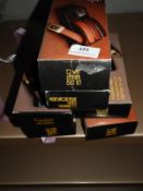 *Six 12 Way Leather Belt Sets
